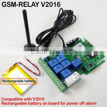 GSM Relay Switch Controller SMS Texts for Switching Relay With Dialling-in Remote Control