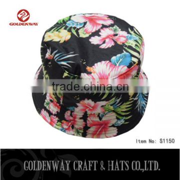 wholesale Funny design flower bucket hats