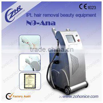 N9 Hot sale ipl shr filters hair removal beauty machine with CE