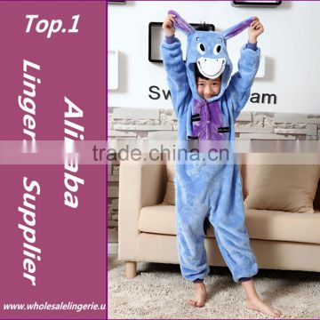 wholesale pajamas cute worsted flannel animal pajamas cartoon pajamas kids pajama children eeyore baby onesie