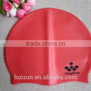 2014YIWU hot selling White Silicone Swim Caps