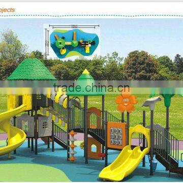 High quality children outdoor playground tunnel slides