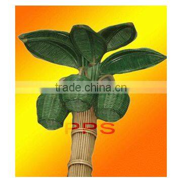Rattan Palm Tree Lamp