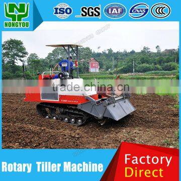 Low Price Power Rotary Tiller Rotary Hoe Tractor Manufacture Diesel Crawler Track Rotary Cultivator Crawler-Type 1GZ-180