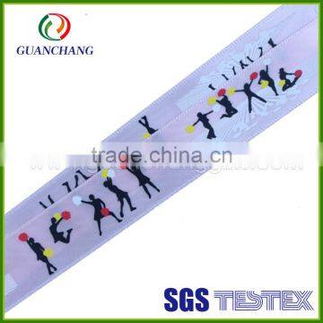 New products on china market satin ribbon lanyards for ID card