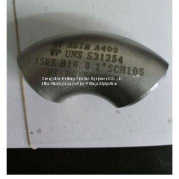 ASTM A403 WP UNS S31254 90deg Elbow