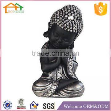 Factory Custom made best home decoration gift polyresin resin black baby figurines