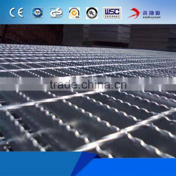 Plain Bar / I-shape Hot Dipped Galvanized 25x5 Steel Bar Grating / Serrated Galvanized Steel Grating Weigh photo-2