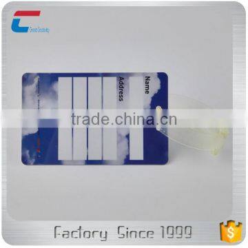 High Quality Custom-made OEM Plastic Creative Flight Travel Luggage Tag photo-4