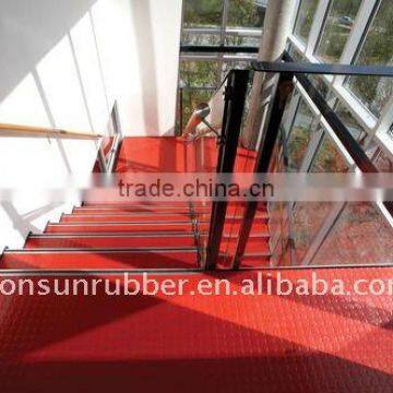 safety stair rubber flooirng