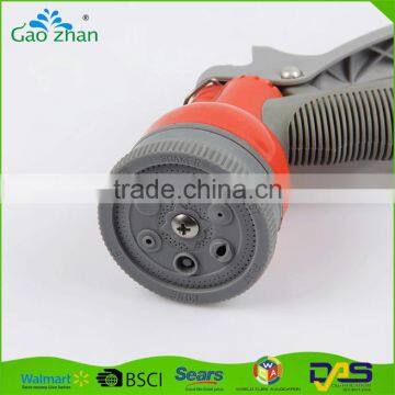 Garden Irrigation 6 Pattern Metal Spray Trigger Hose Brass Hose Nozzle photo-2