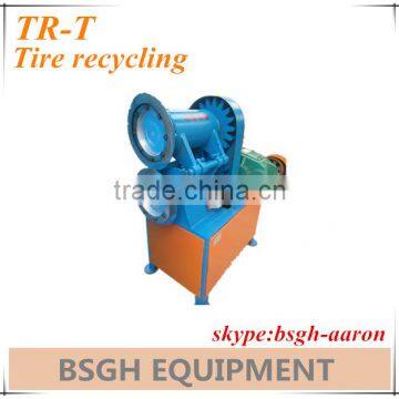 tire pieces cutting machine waste tire pieces recycing machine tyre pieces cutter