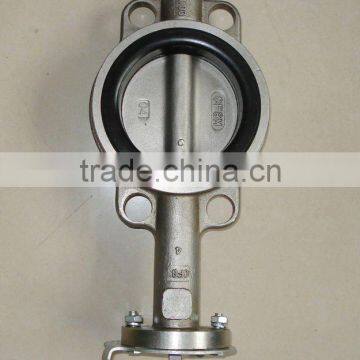 Stainless Steel Wafer Type Butterfly Valve