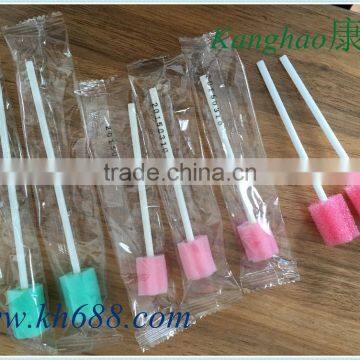 Factory directly sell liquid filled foam swab,sterile swab, foam tipped oral swabs,disposable oral swabs,swab stick