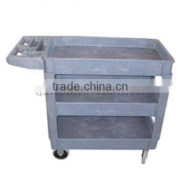 Plastic service cart