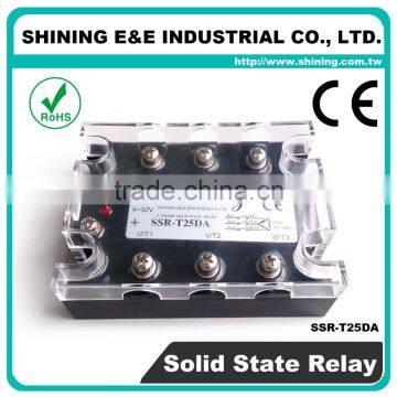 SSR-T25DA CE Approved DC To AC 3 Phase 25A Solid State Relay photo-6
