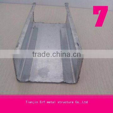 Q235B galvanized steel c lip channel