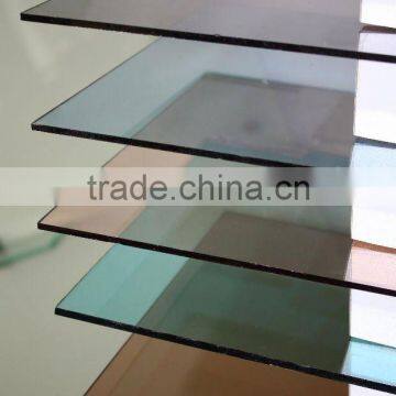 Sell 2mm 3mm 4mm 5mm 6mm 8mm 10mm 12mm 15mm 19mm Tinted Building Glass with CE and ISO9001