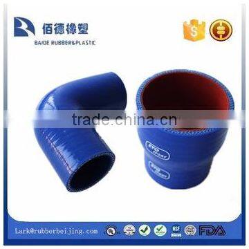 High-grade silicone rubber bonded to braided fibreglass sleeving