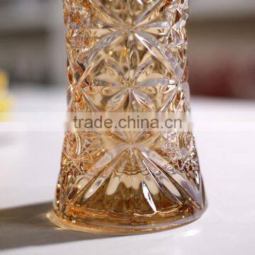 Attractive Indoor Flower Arrangement Container Clear Glass Vase for Wedding photo-4