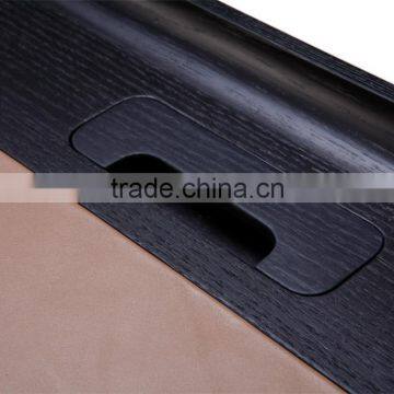 Modern Simple Hot Wood Kids Study Table With Drawer Black Color Book Room Office Table photo-3