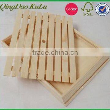 pine wood eco friendly food serving wooden tray