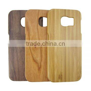 Hot Selling Customized Walnut Wood Mobile Phone Case,100% Wooden Case for Samsung S6 photo-6