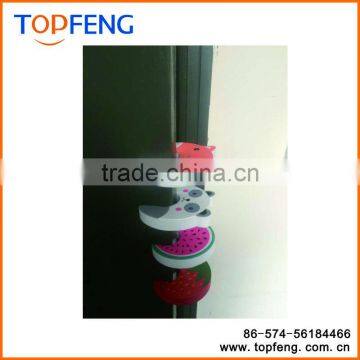 Child Safety No Finger Pinch Foam Door Stopper, Baby Cushiony Finger Hand Safety, Curve Shaped Door Stop Set Of 4 photo-6