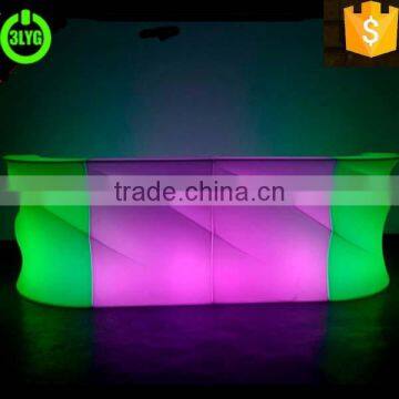 led glow furniture table for wedding/party