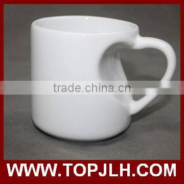 Creative sublimation white porcelain mugs wholesale