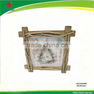 Christmas Wall Frame With Decorations photo-2