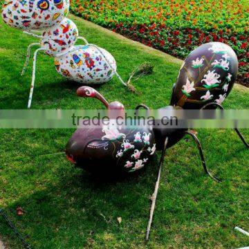 Fiberglass ant mascot for park decoration