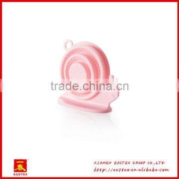 Snail shape candy-colored and flexible filter for kitchen sinks