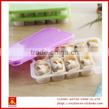 Fresh Dumpling Storage Box Reusable Food Storage Box 10 Grids photo-5