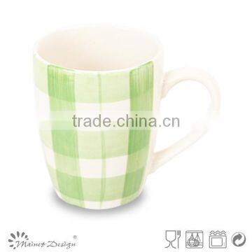 High Quality Ceramic Mug Hand Painting Colour Band
