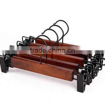 High grade solid wood retro pant rack clothing store special antique solid wood trousers clip children adult trousers rack