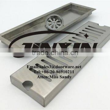 JINXIN Stainless Steel Floor Drain Grate/Long Linear Floor Drain photo-2