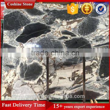 Polished 1.8cm Thickness Cultured Galaxy Blue Marble Slab photo-4