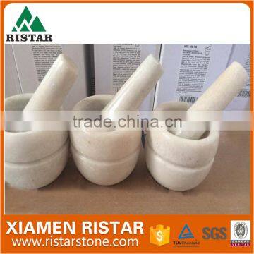 Mini White Marble Stone Mortar and Pestle for Promotion photo-2