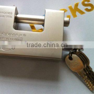 Large size rectangular iron padlock steel padlocks