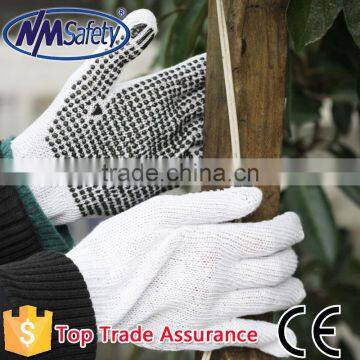 NMSAFETY cotton with nobs working gloves