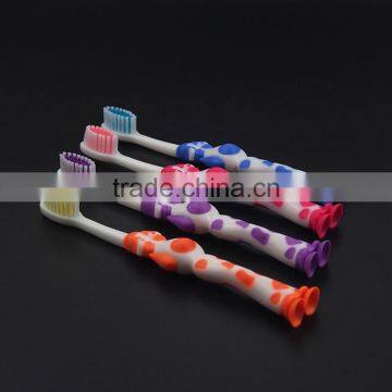 Top Quality New Design for Adult Anti Bacterial Animal Kids Toothbrush With Cover photo-2