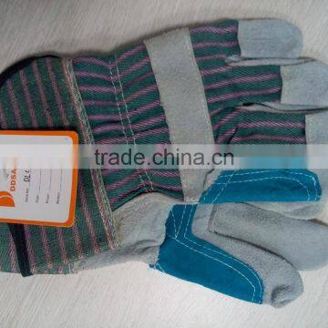 Reinforced Cow Split Leather Safety Glove photo-2