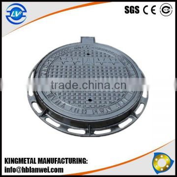 EN124 Class C250 ductile iron manhole cover China manufacturer