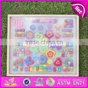 2017 New Design Educational Wooden Threading Toys for Toddlers W11E059 photo-3