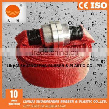 Red Long Lifetime Fire Hose With Coupling photo-2