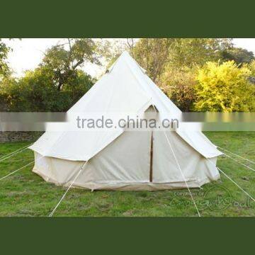 Hot design 3m 4m 5m White Bell Tent For Family Camping And Travelling