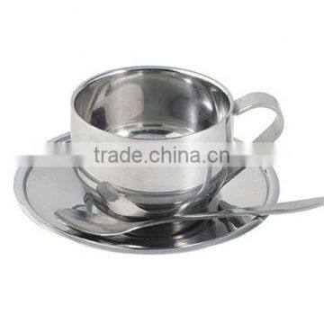 double wall stainless steel coffee cups with handle