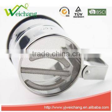 WCTS071A Stainless Steel 3-Cup Flour Sifter With Lid and Bottom Cover photo-4