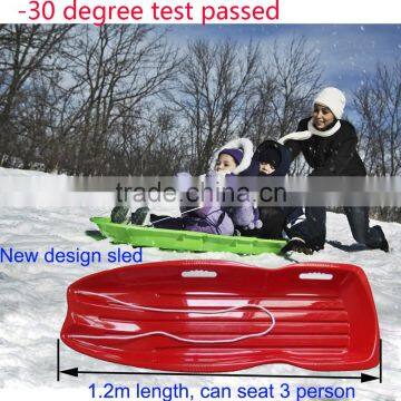 48 inch 1.2m strong utility snow sled High Quality Multifunctional Plastic grass sand Sled